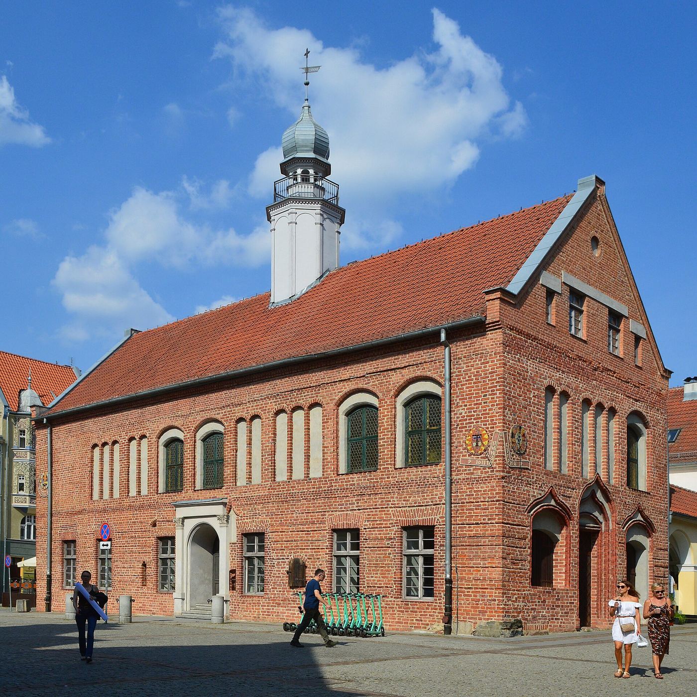 A historic old town street